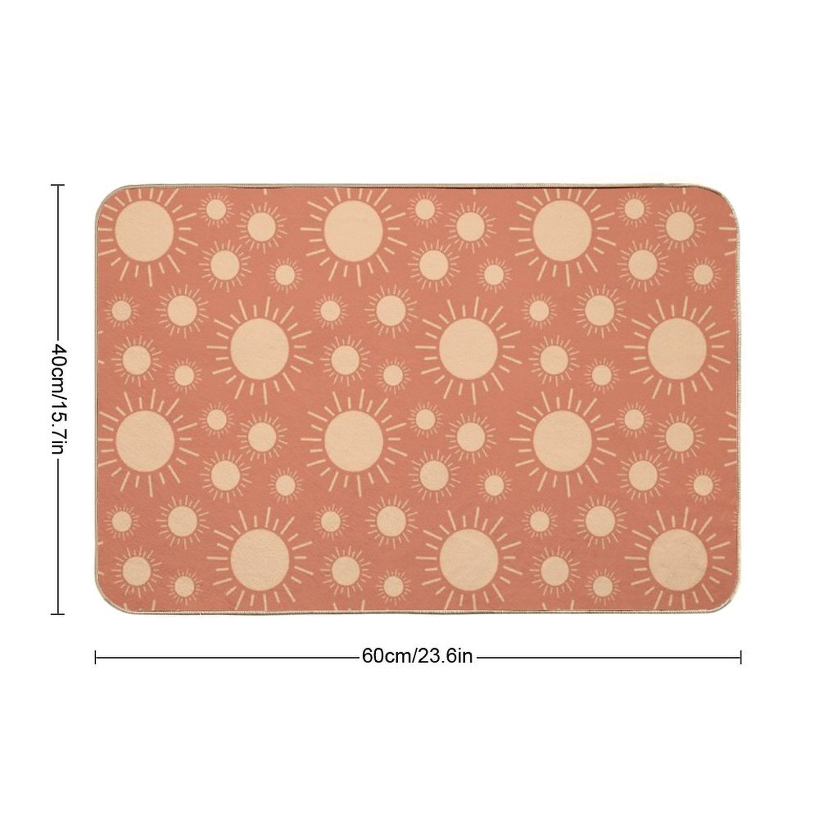 Here Comes The Sunset  Non-Slip Bath Mat