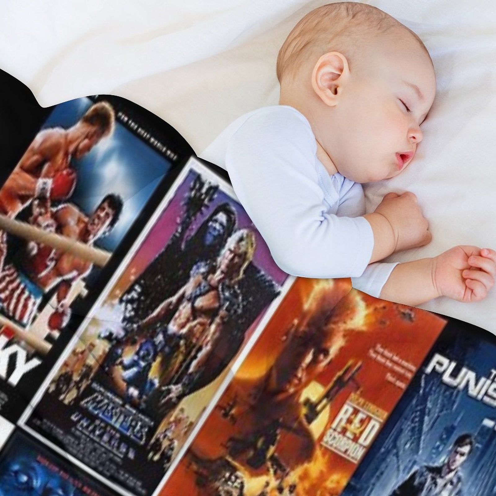 Cinema of Dolph Machine-washable Throw Blanket
