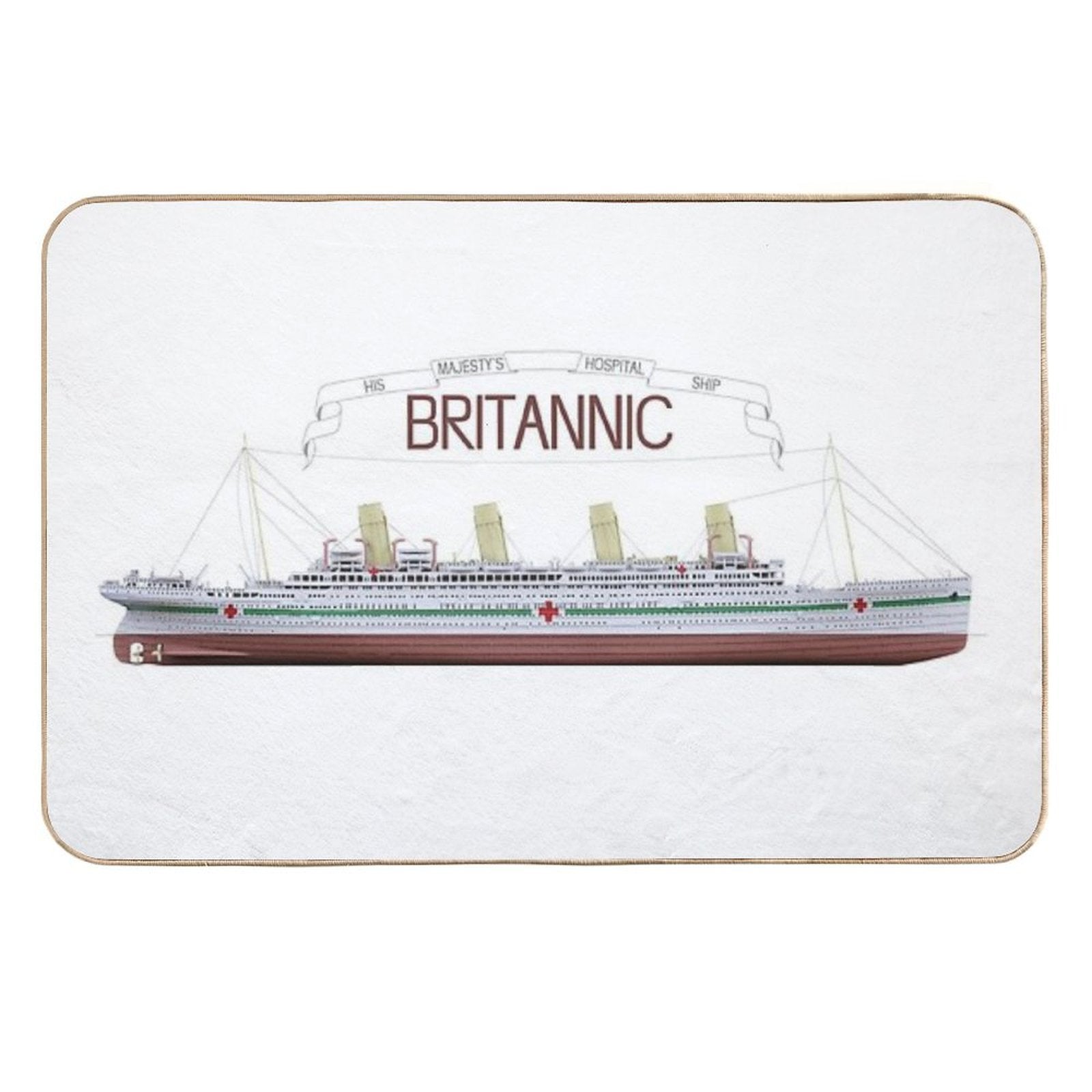 HMHS Britannic Durable Bath Mat
