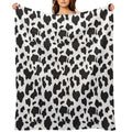 Cow Print Easy Care Throw Blanket