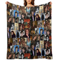 Another Timmy Collage Travel-friendly Throw Blanket