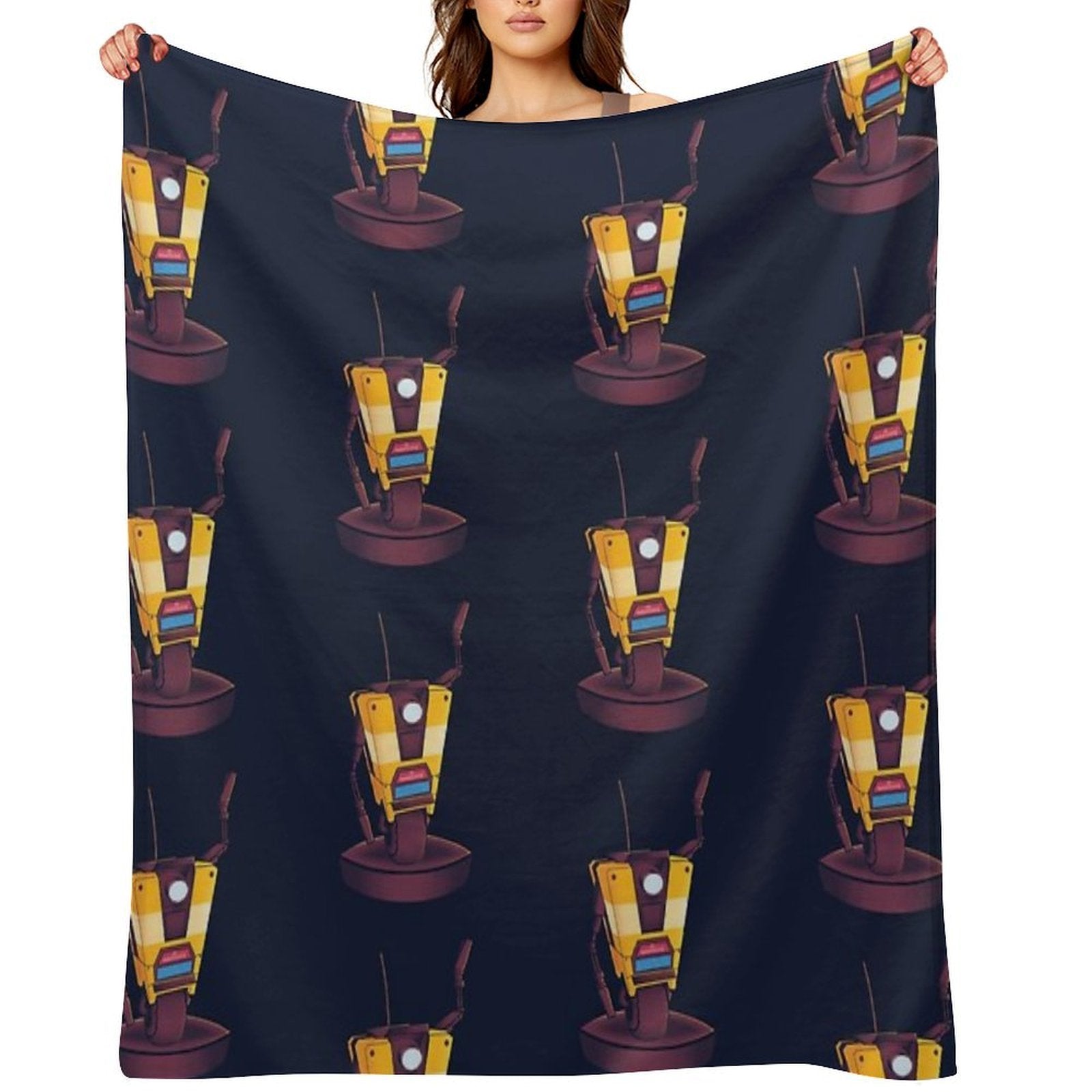 Waving Claptrap! Compact Throw Blanket