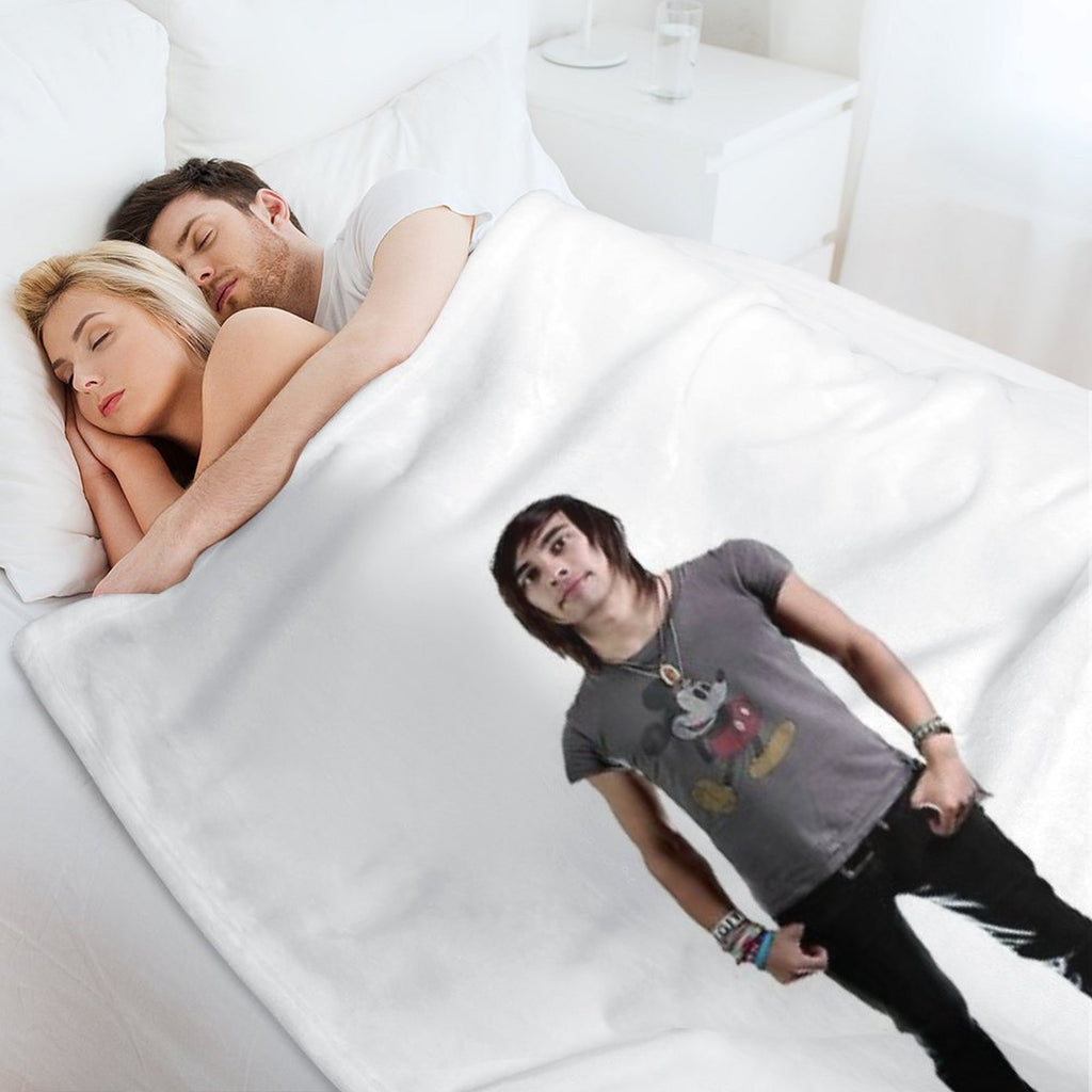 Vic Fuentes Compact Throw Blanket