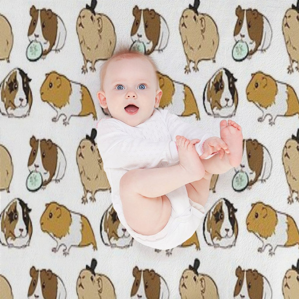 Guinea Pigs Pattern Gift-ready Throw Blanket