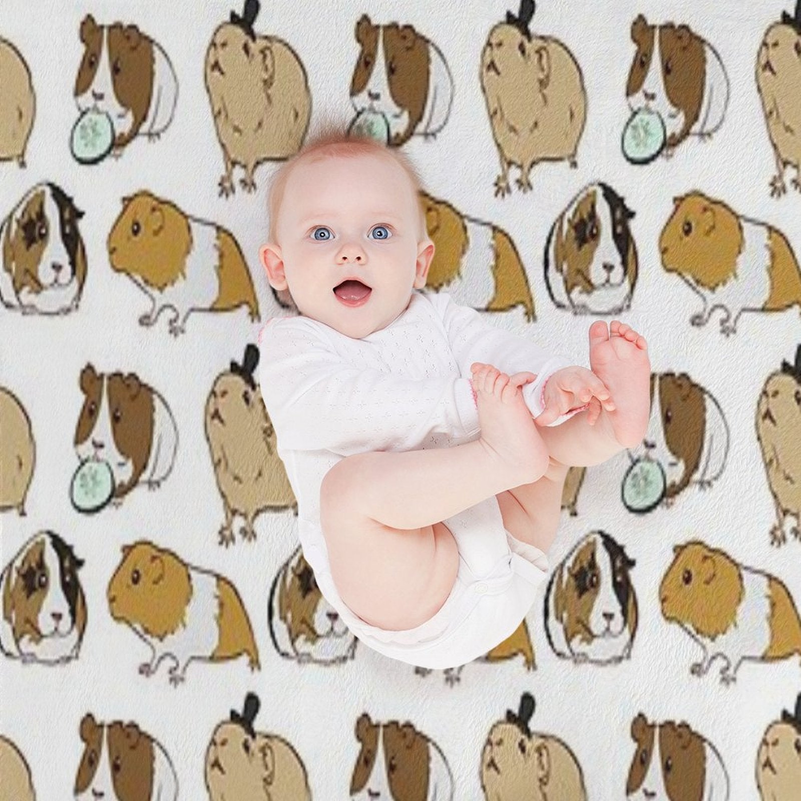 Guinea Pigs Pattern Gift-ready Throw Blanket