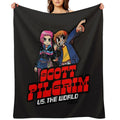 Scott Pilgrim Vs The World Cartoonish. Birthday Party Gifts. Officially Licensed Merch. All-season Throw Blanket
