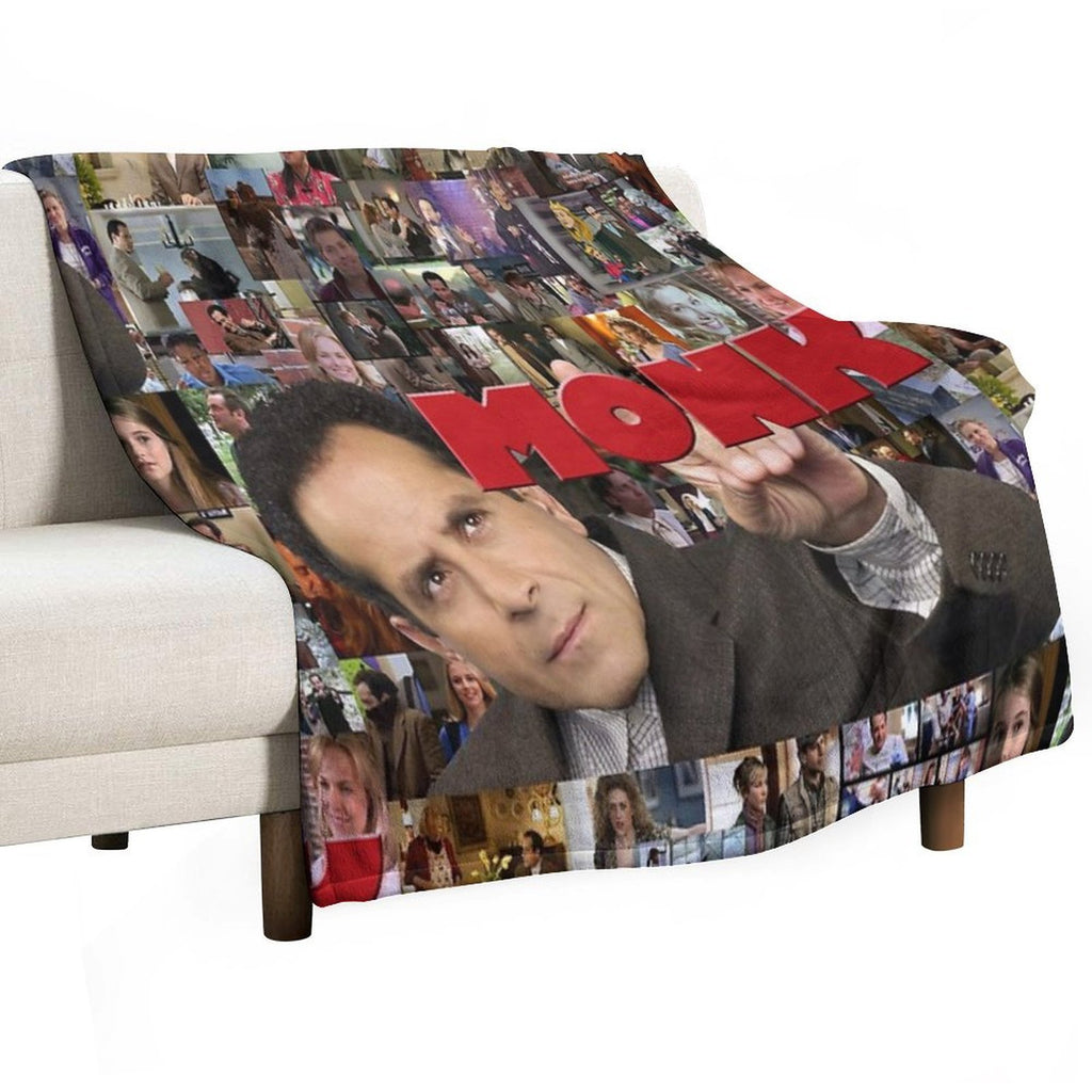 Adrian Monk Collage Gift-ready Throw Blanket