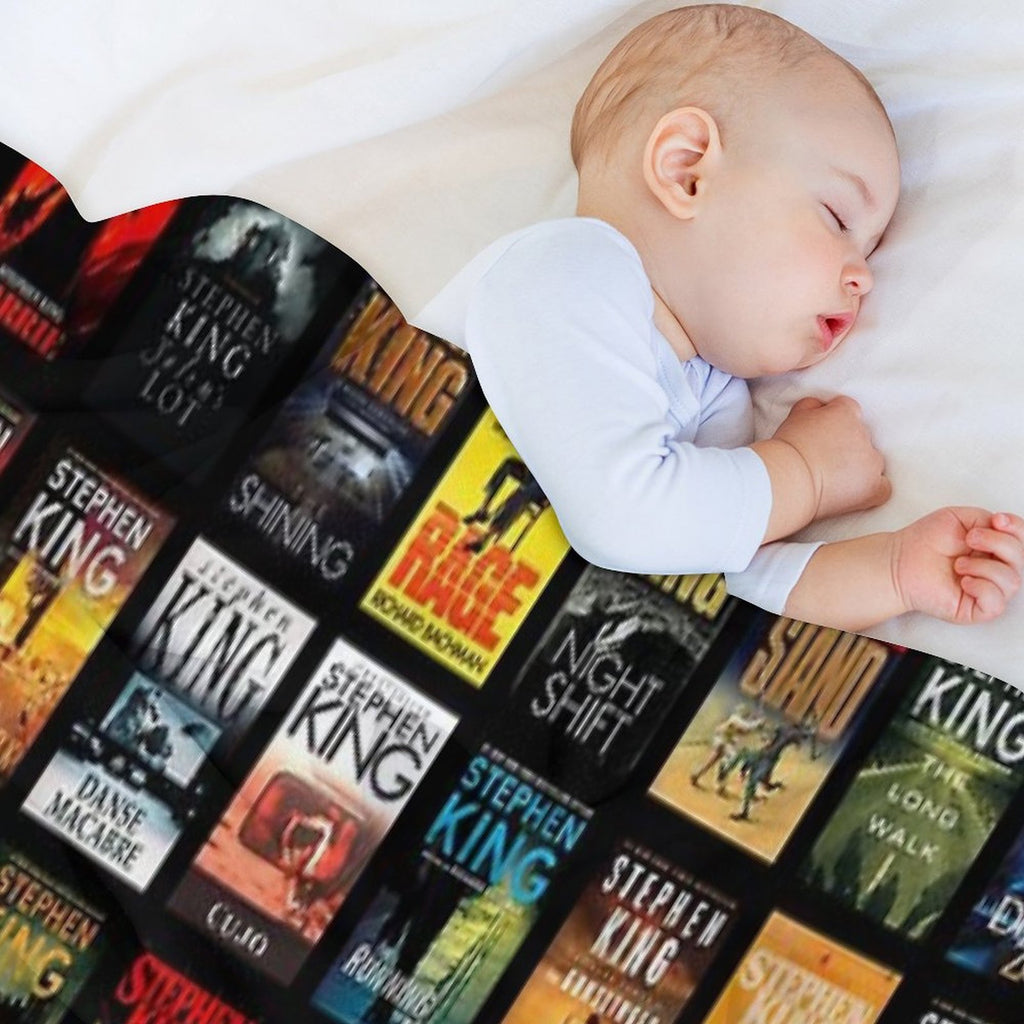 Complete Works of Stephen King Premium Throw Blanket