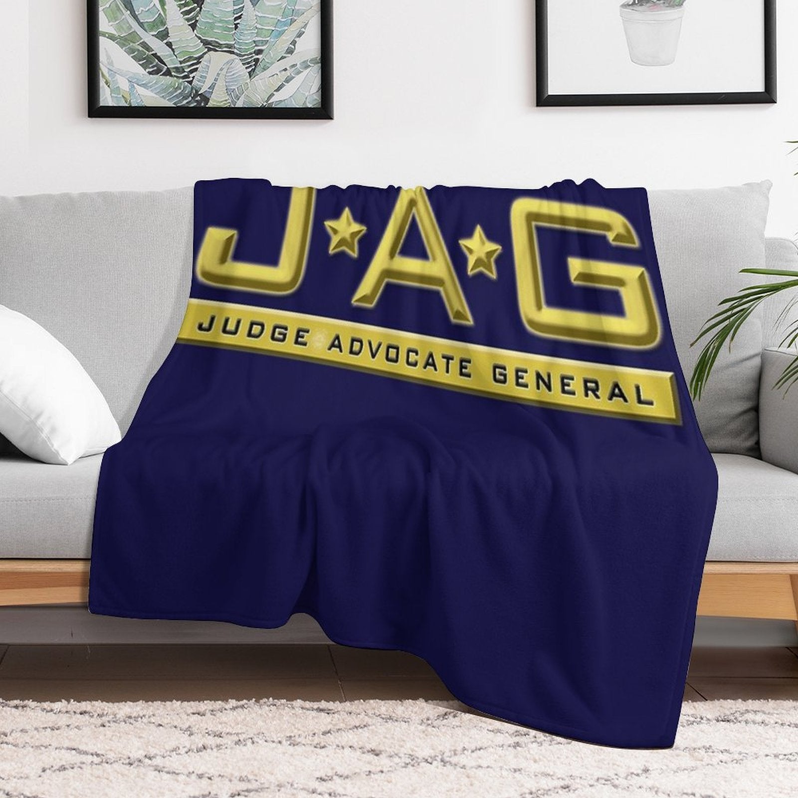 J.A.G TV Show Logo Versatility Throw Blanket