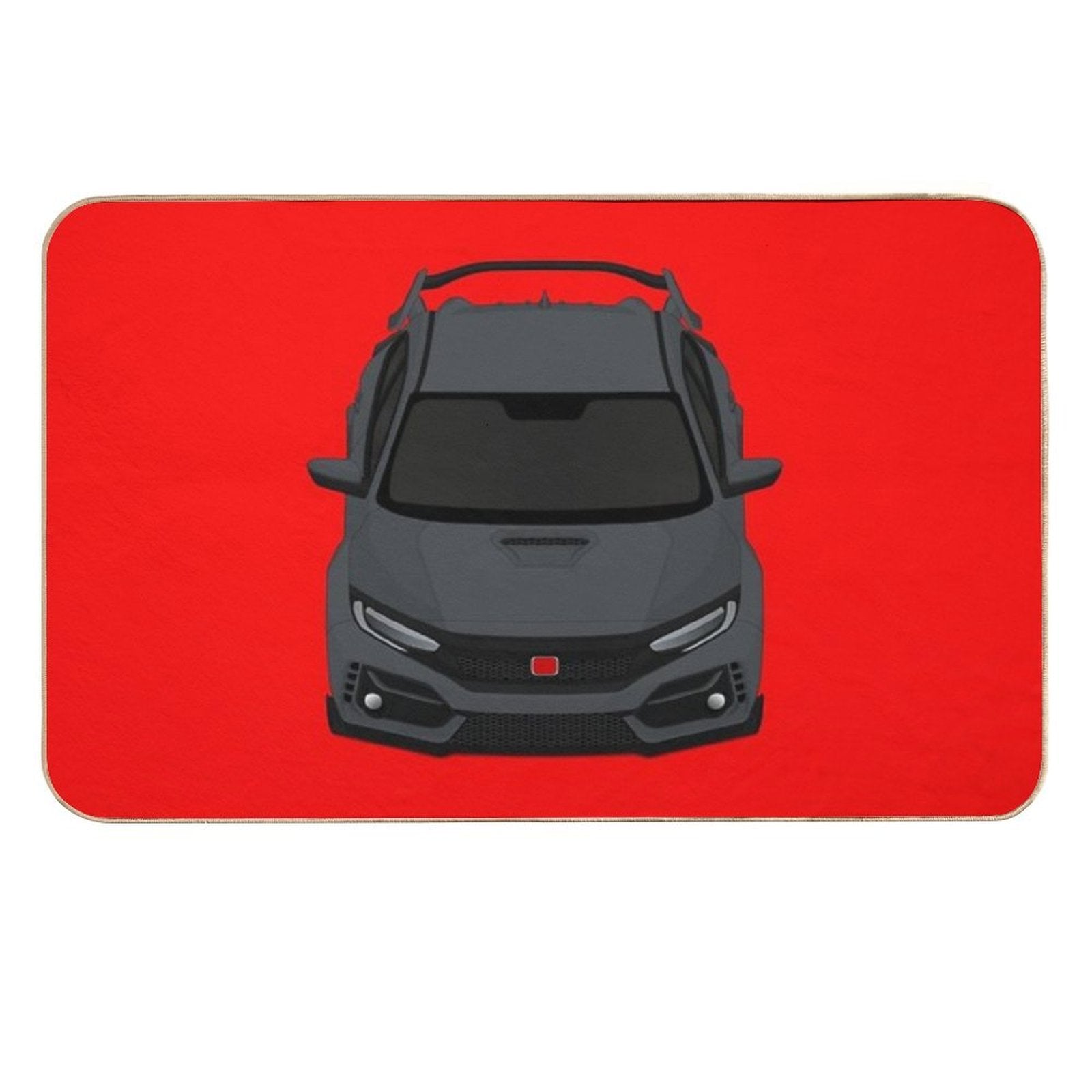Civic Type R Metal  Fade-Resistant Bath Mat