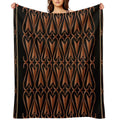 Ethnic Decorative Pattern Plush Throw Blanket