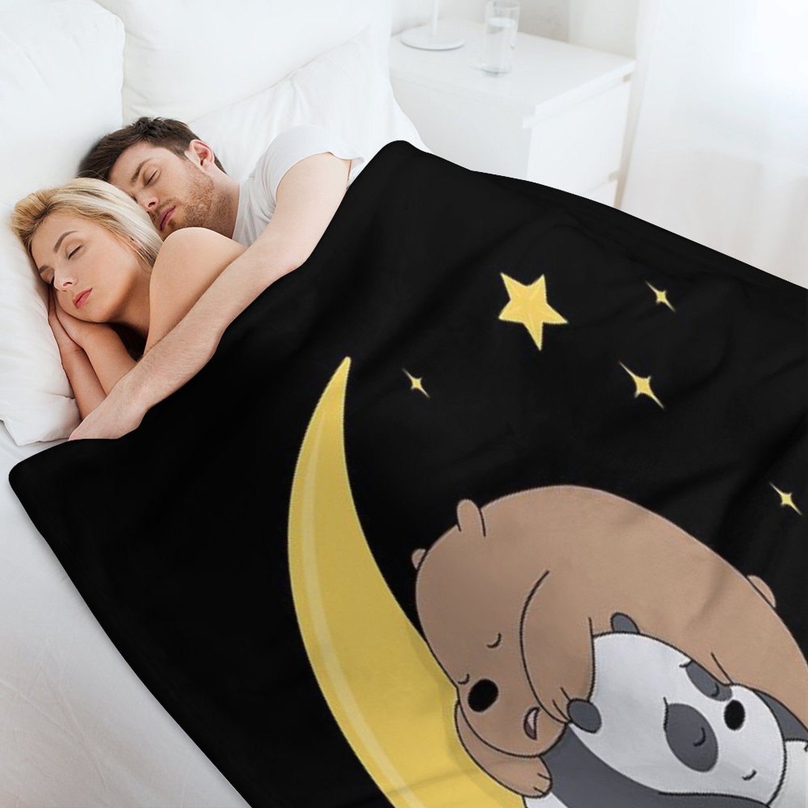 We Bare Bears Compact Throw Blanket
