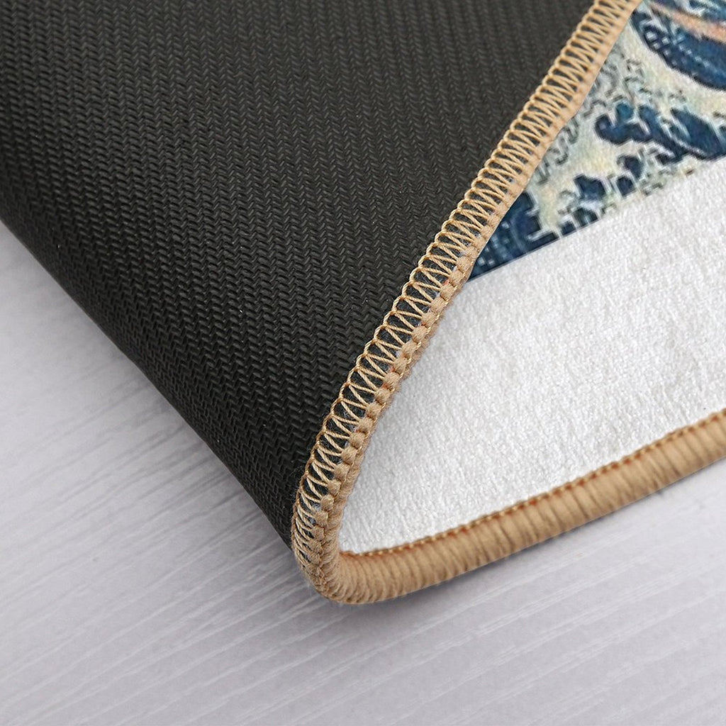 The Great Wave  Easy Maintenance Bath Mat