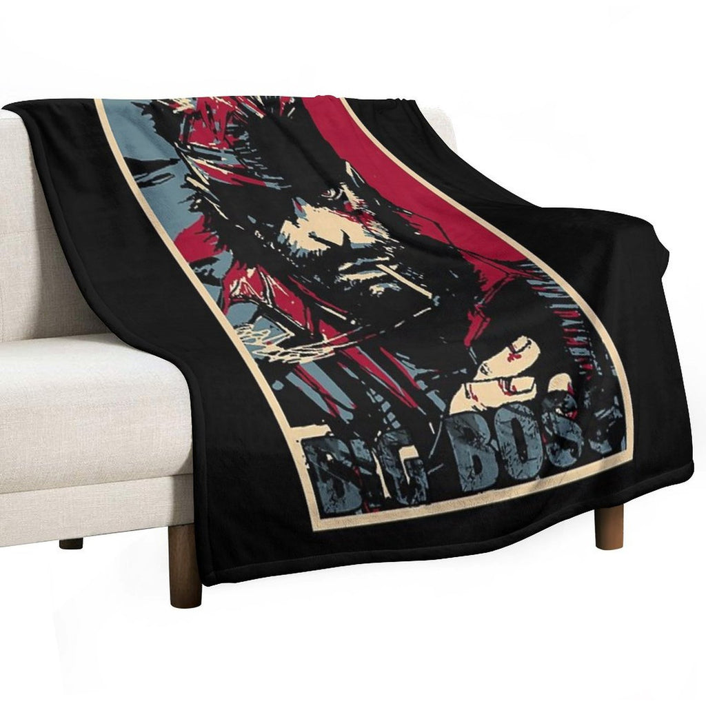 Metal Gear Solid Big Boss Multi-functional Throw Blanket