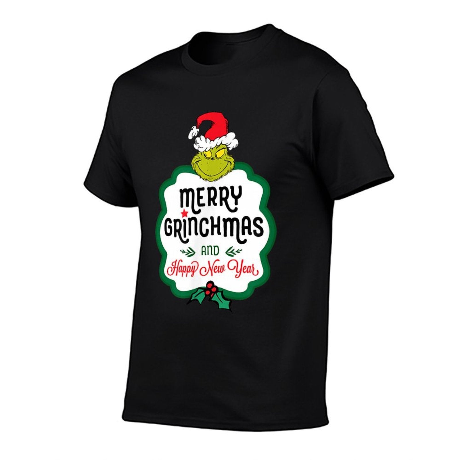 Dr. Seuss Grinch Happy New Year T-shirt  Trendy Pattern T-Shirt