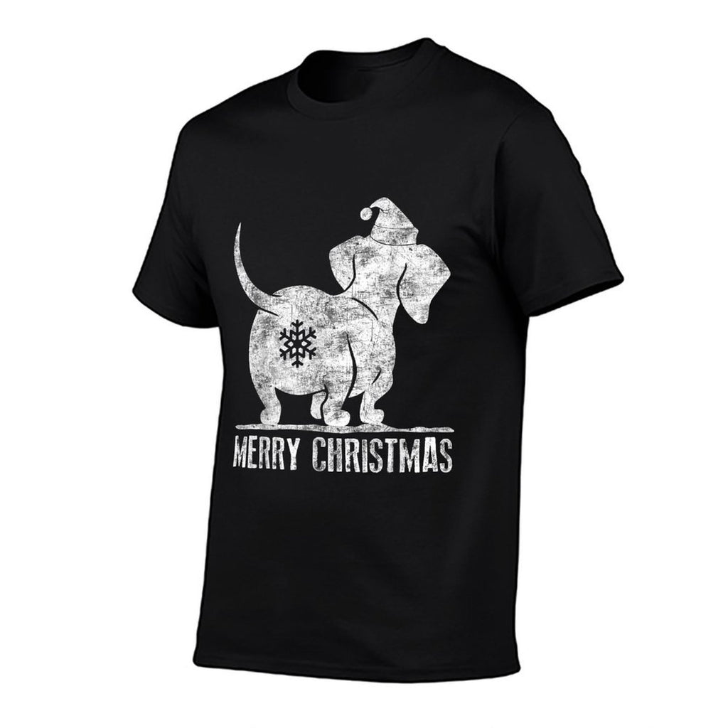 Funny Dachshund Ugly Christmas Weiner Dog Lovers Women  Soft T-Shirt