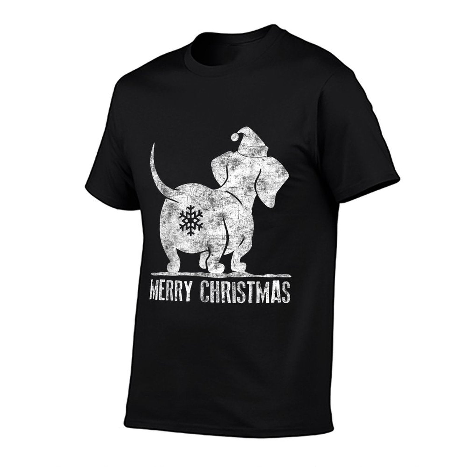 Funny Dachshund Ugly Christmas Weiner Dog Lovers Women  Soft T-Shirt