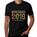 Vintage 2019 Limited Edition 6th Birthday Gifts 6 Year Old  Quick-drying T-Shirt