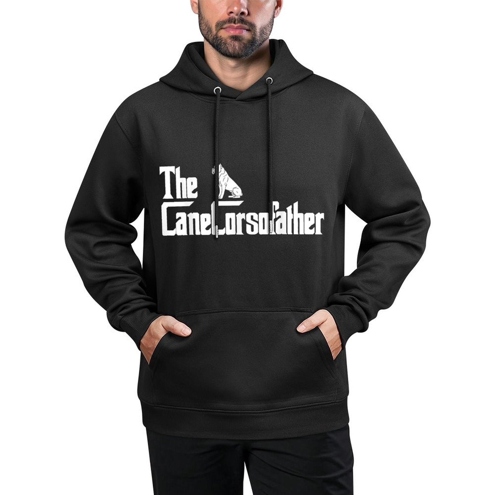 The CaneCorsoFather Funny Cane Corso Dog Dad Men Gifts Customizable Surface Hoodie
