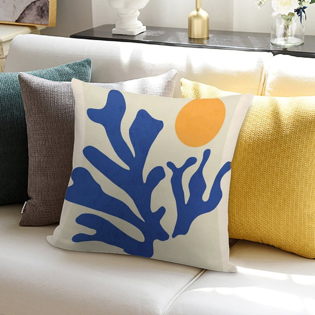 Sunshine Matisse Soft Fade-Resistant Throw Pillow