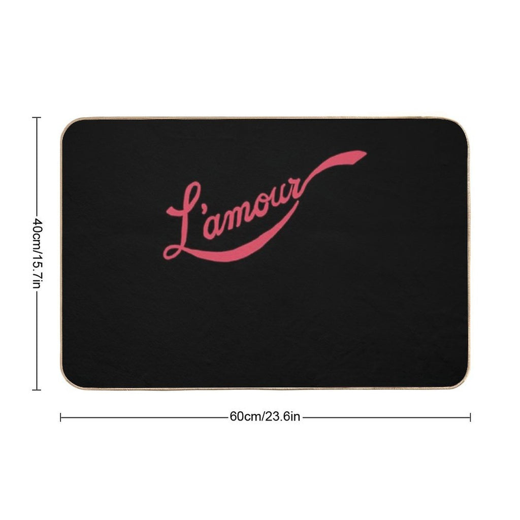L'amour-Moulin-Rouge  Eco-Friendly Bath Mat