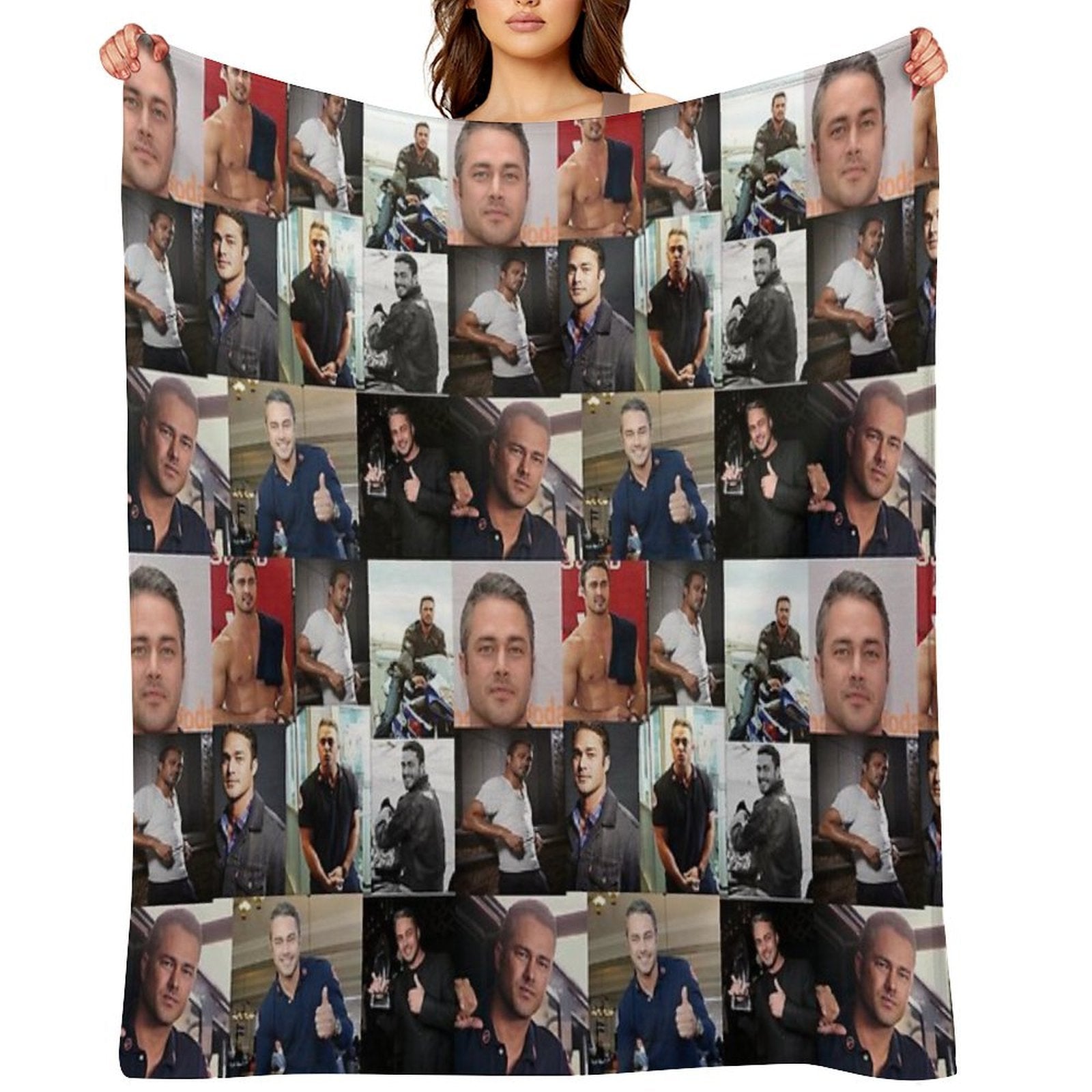 Taylor Kinney Or Kelly Severide Compact Throw Blanket