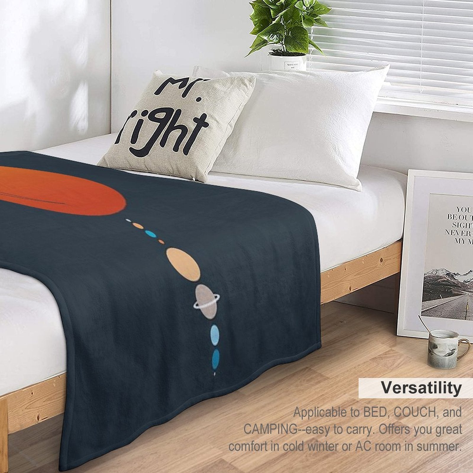 Cat Landscape 66 Easy Care Throw Blanket