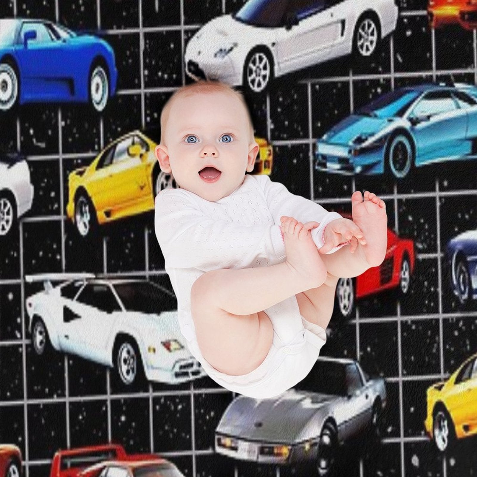 Dream Cars Machine-washable Throw Blanket