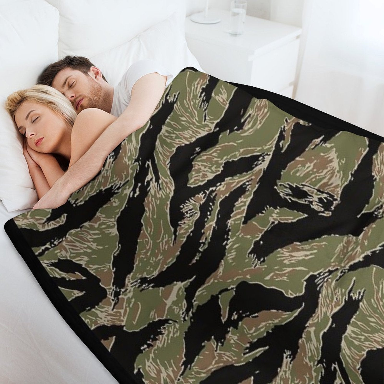 Tigerstripe Camo Premium Throw Blanket