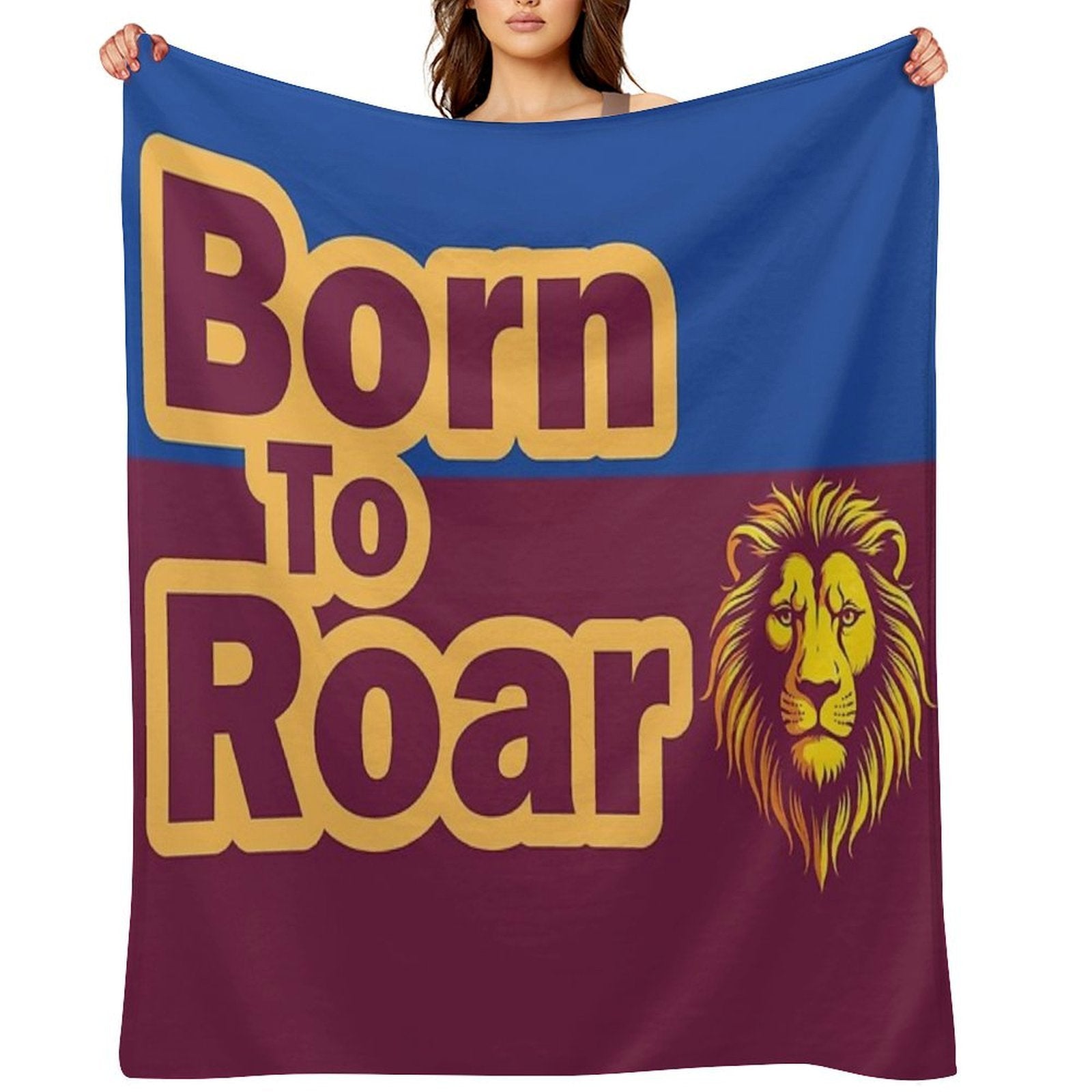 Brisbane Lions Versatility Throw Blanket
