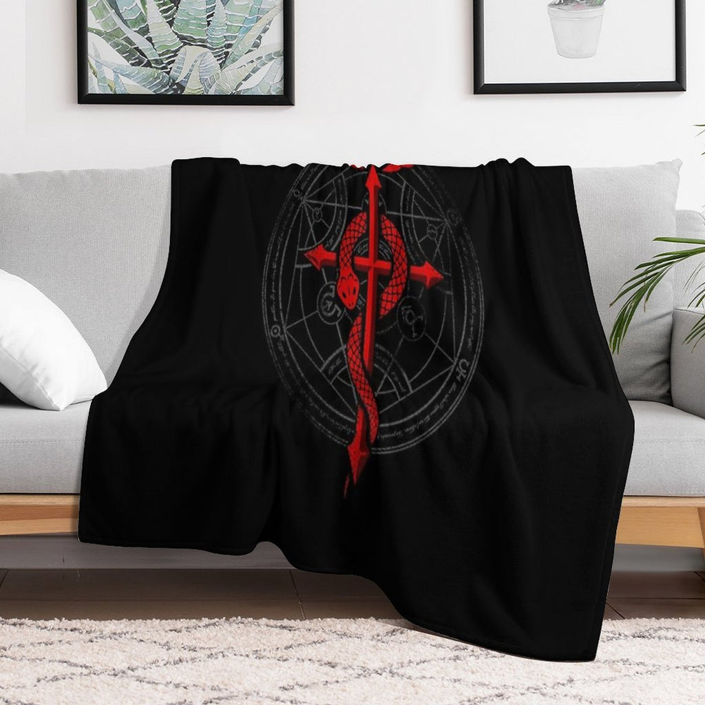 Alchemist Flamel Machine-washable Throw Blanket