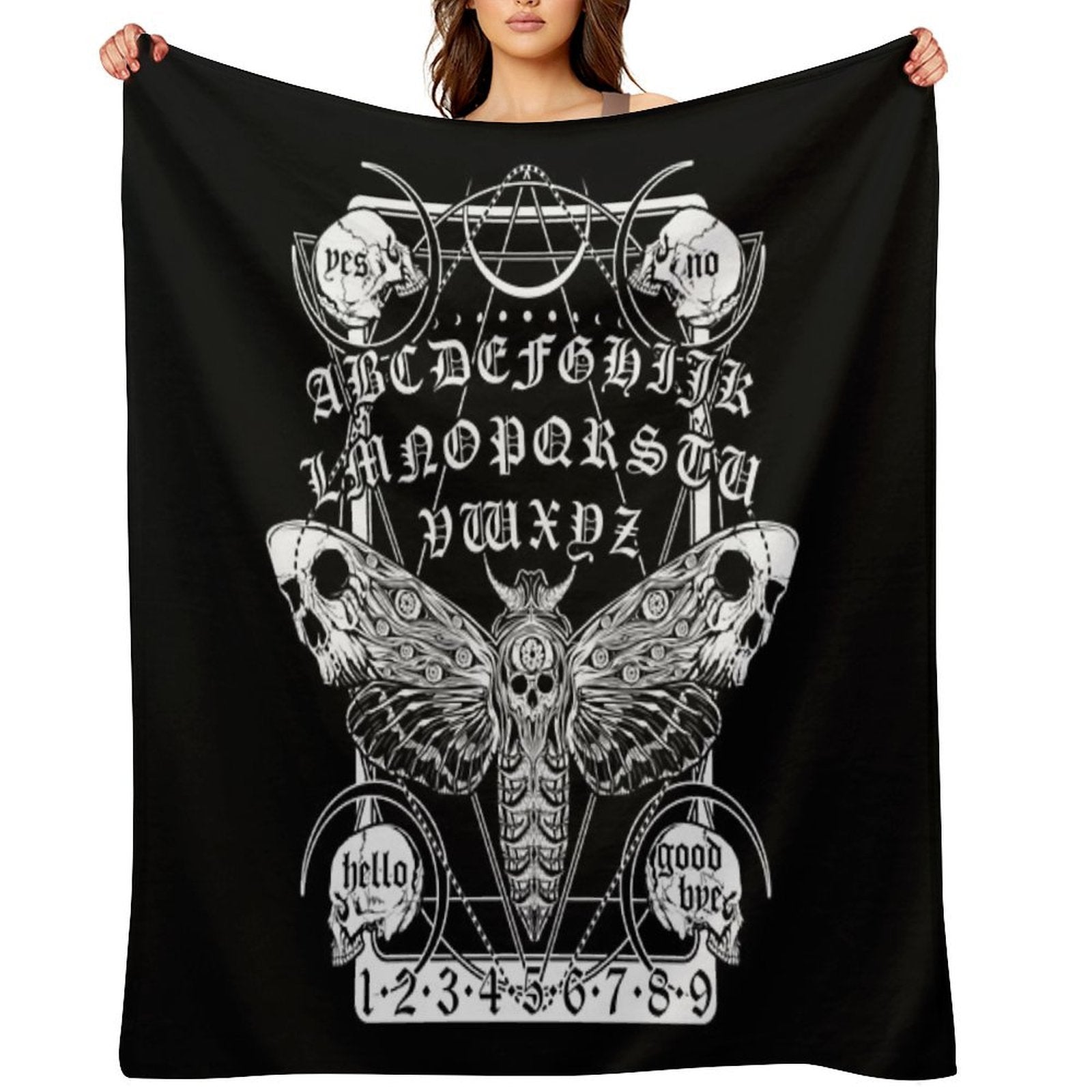 Death Moth Spirit Board Premium Throw Blanket