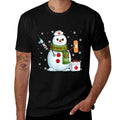 Funny Snowman Nurse Pjs Pajamas Christmas Xmas Women Men  Lightweight T-Shirt