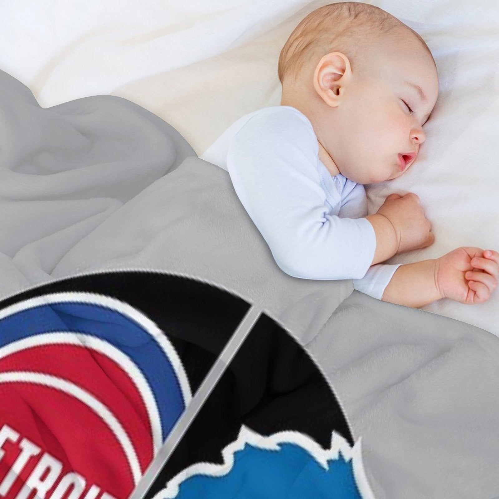 Detroit Sports Quad Wrinkle-free Throw Blanket