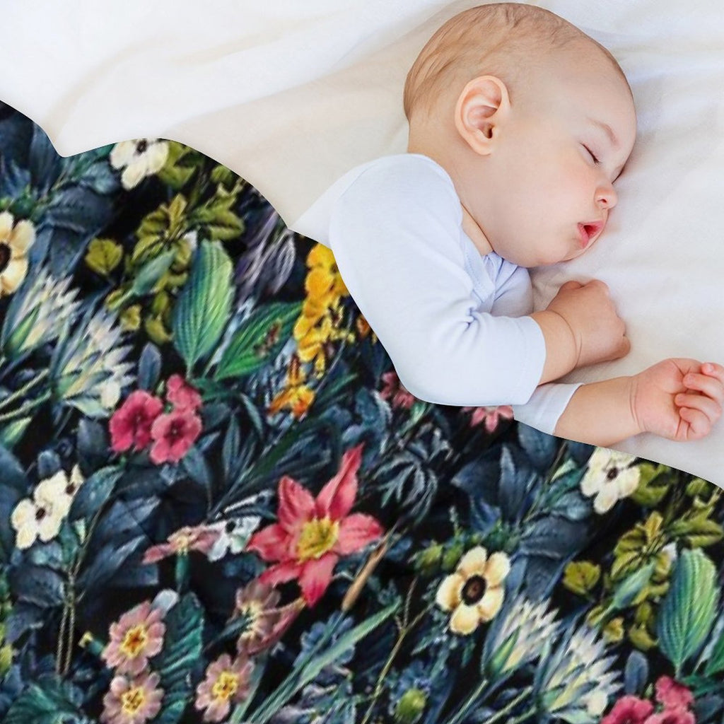 Exotic Garden Quick-dry Throw Blanket