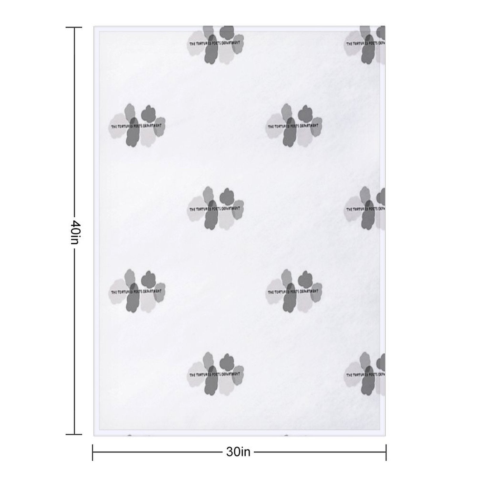 The Tortured Poets Department Taylor Swift - Title Inspired Art - Watercolour Look Durable Throw Blanket