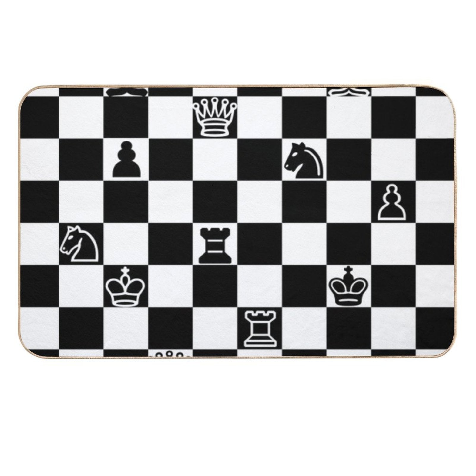 Chess  Stain-Proof Bath Mat