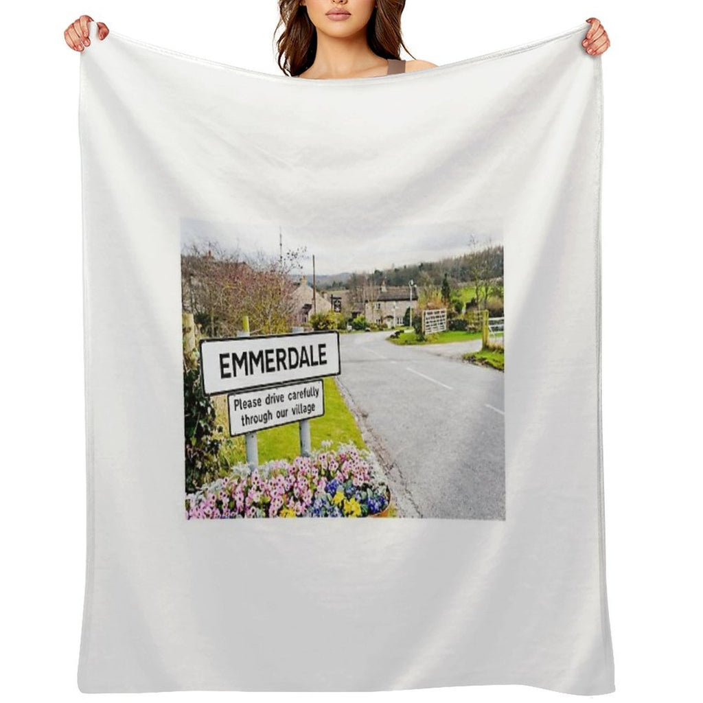 The Village Of Emmerdale Eco-conscious Throw Blanket