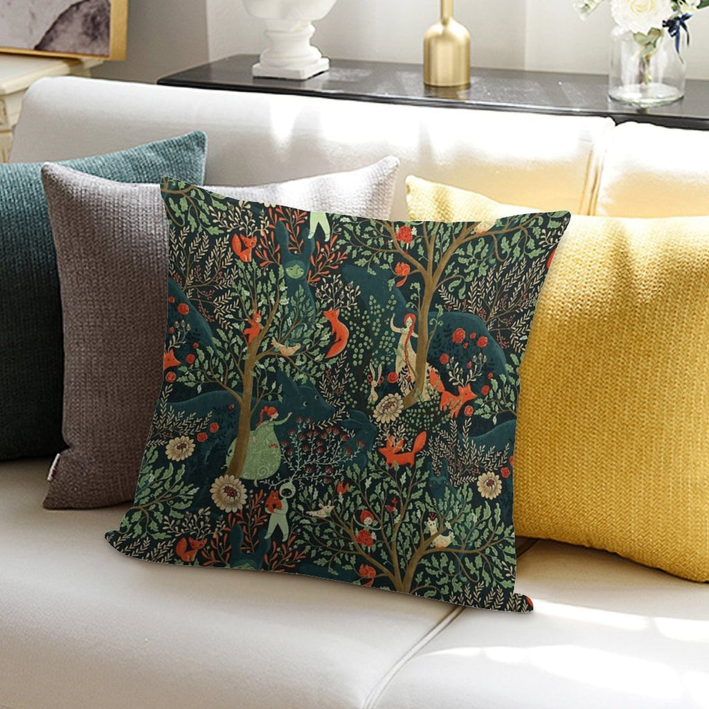Whimsical Wonderland Soft Warmth Comfort Throw Pillow