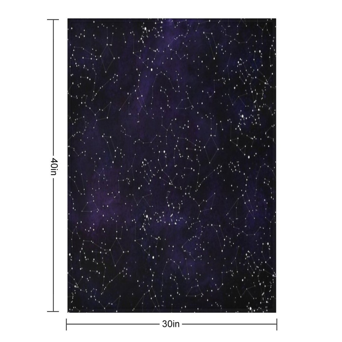 Northern Hemisphere Constellations All-season Throw Blanket