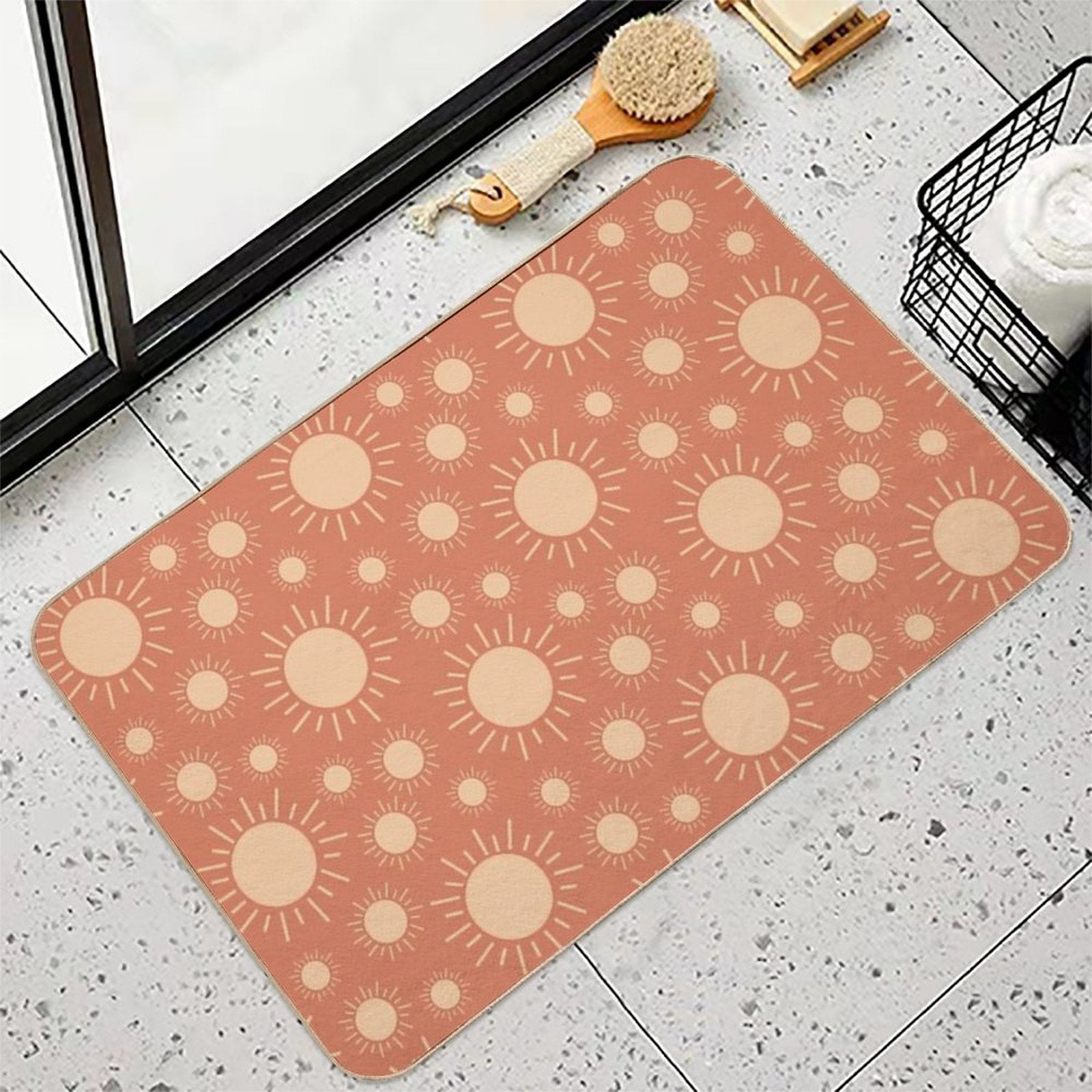 Here Comes The Sunset  Non-Slip Bath Mat