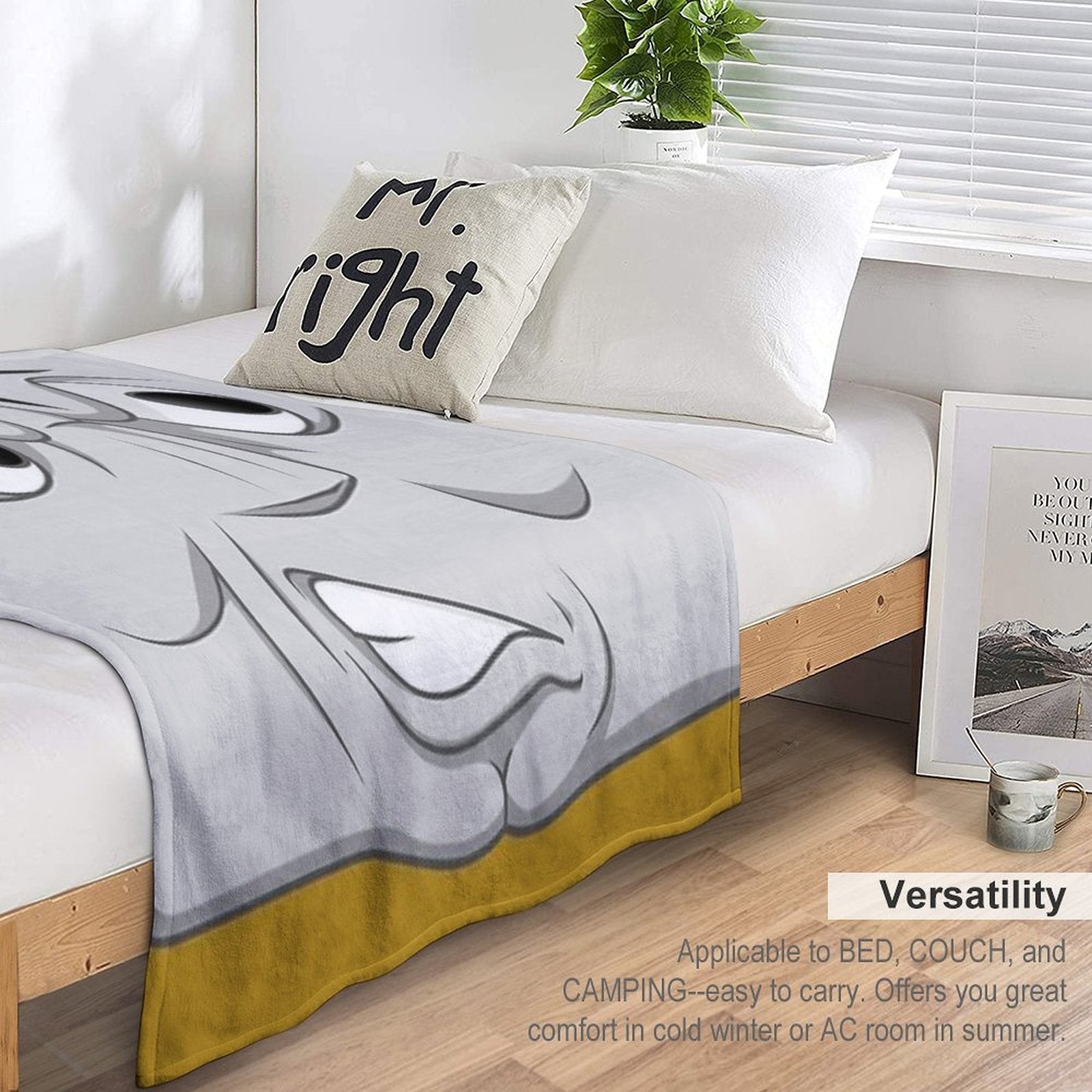 Diesel 10 (angry Face) Travel-friendly Throw Blanket