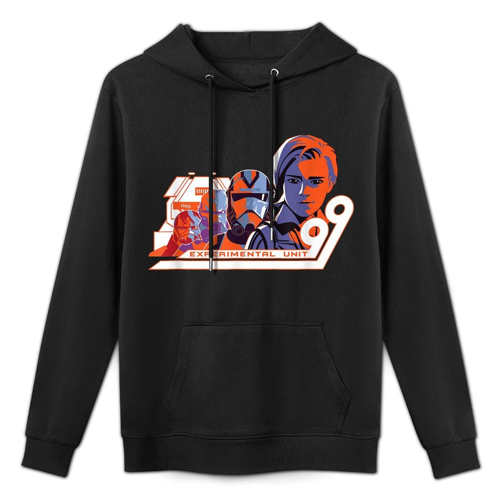 Star Wars The Bad Batch Experimental Unit 99 Group Shot Logo Machine Washable Hoodie
