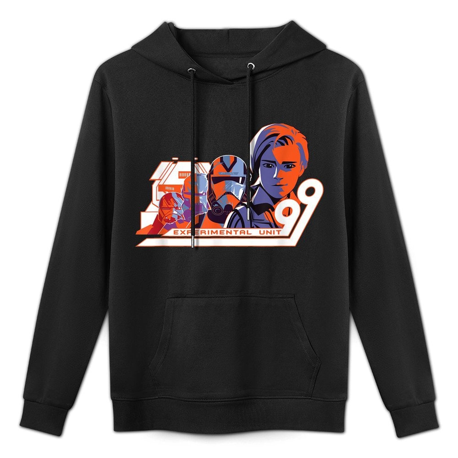 Star Wars The Bad Batch Experimental Unit 99 Group Shot Logo Machine Washable Hoodie