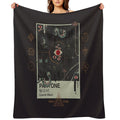 Cosmic Black Sustainable Throw Blanket