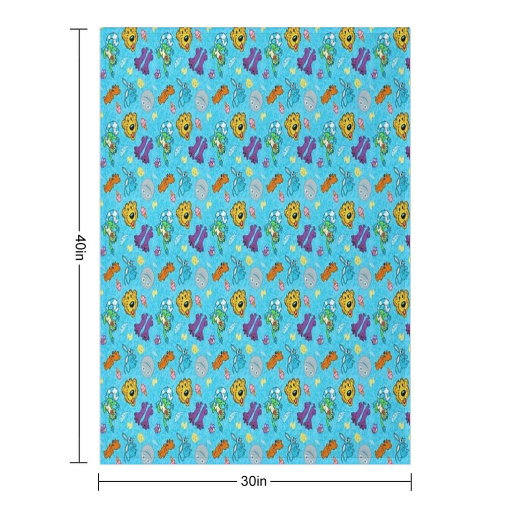 Bear Big House Easy Care Throw Blanket