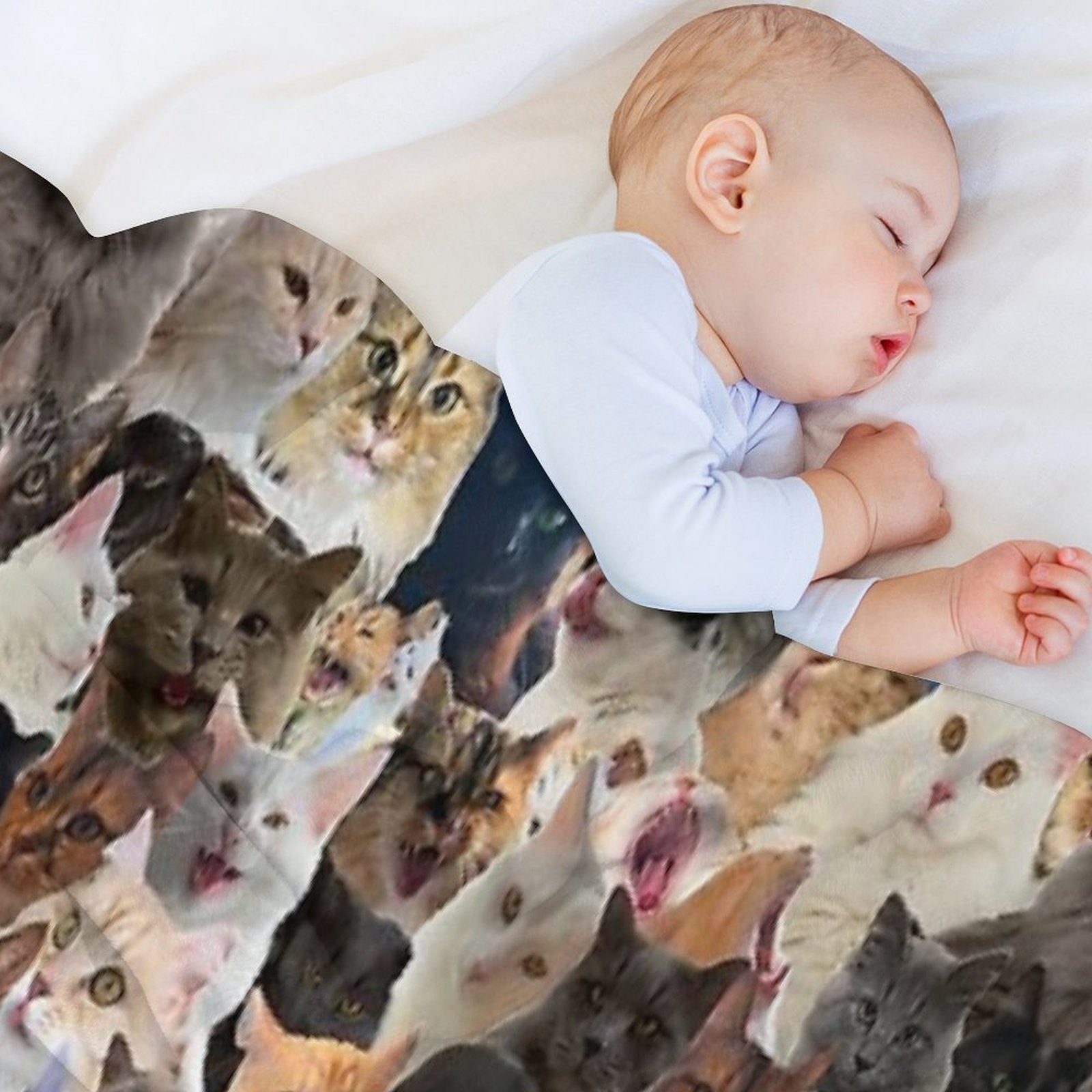 Maximalistic Animal Lover Pattern Premium Throw Blanket