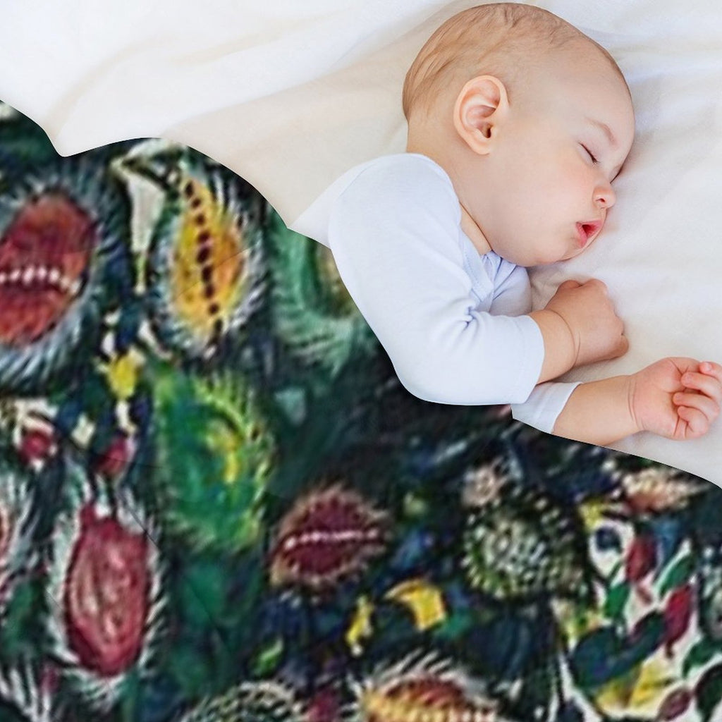 Feuilles - Seraphine Louis - Favourite Artists Collection Plush Throw Blanket