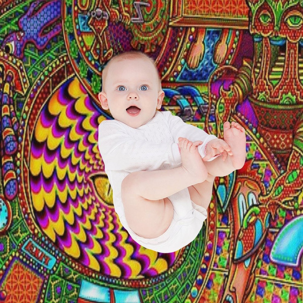 Carnival of The Abyss Travel-friendly Throw Blanket