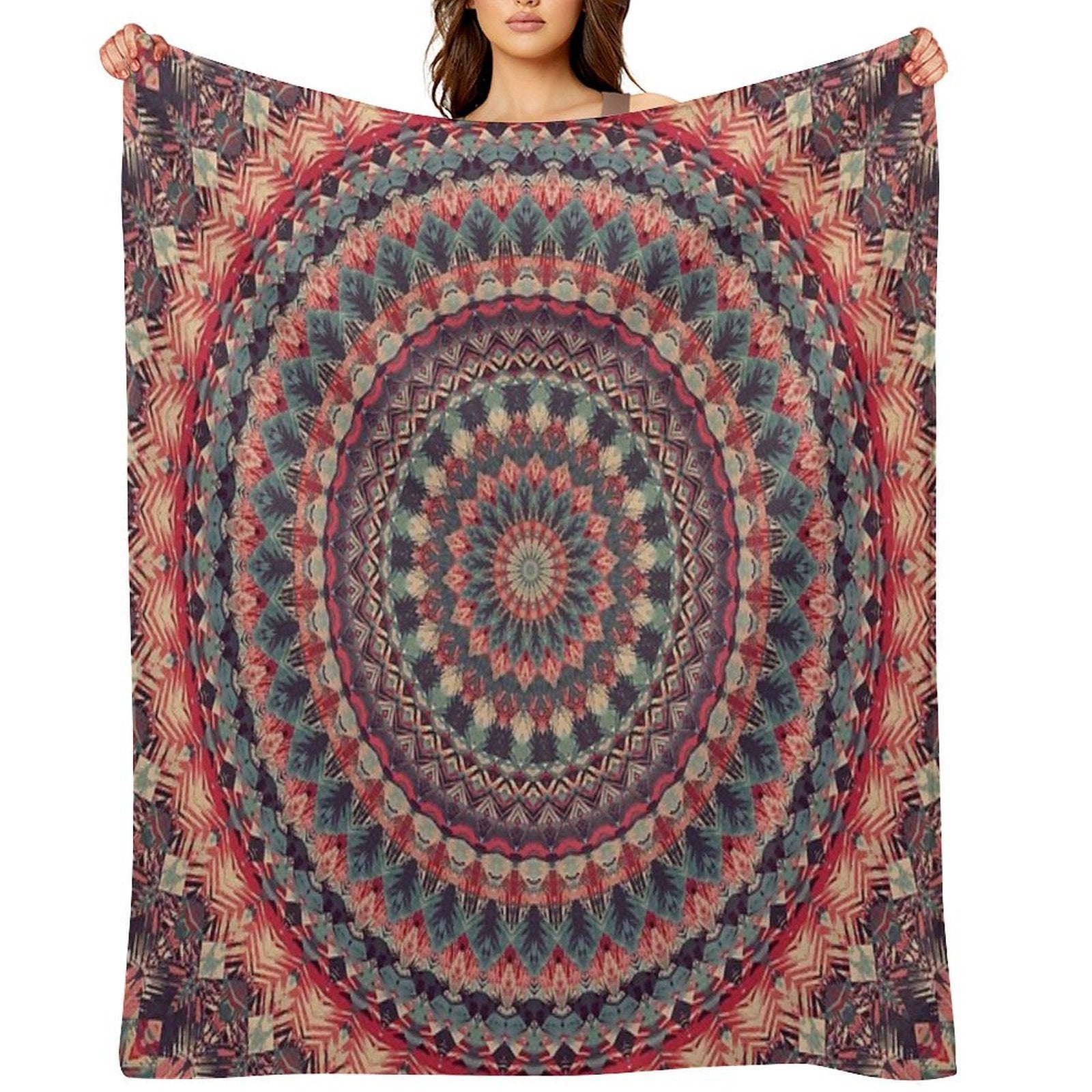 Mandala 126 Sustainable Throw Blanket